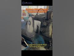 Processo di macinazione delle aste in carburo di tungsteno