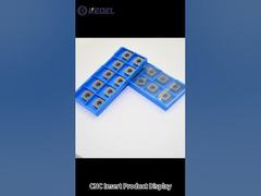 Inserto CNC in carburo cementato #factory #cnc #manufacturing