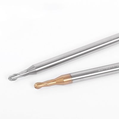 Fresa a candela in carburo di tungsteno con lunghezza tagliente di 2-8mm, diametro gambo di 4mm e lunghezza totale di 50mm per lavorazioni di precisione