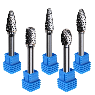 taglierina rotatoria d'acciaio di Burr For Wood Sphere Concave del carburo Yg8 del tungsteno di 3mm 6mm