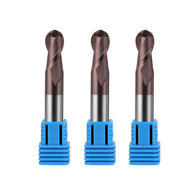 Mulino di estremità del carburo di tungsteno di CNC 2mm 12mm 6mm frese del naso della palla da 200 millimetri 6 Ballnose