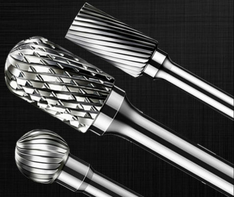 Resistenza rotatoria di Burr Cone Tree Shape Wear del carburo di tungsteno della macchina con cuscinetto a sfera