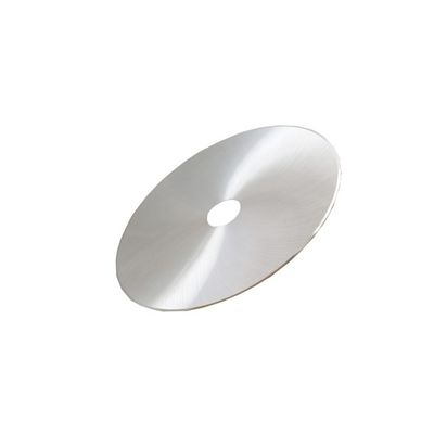 Lama circolare da taglio per tabacco in lega di carburo di tungsteno personalizzata, adatta per macchine per sigarette nell'industria del tabacco