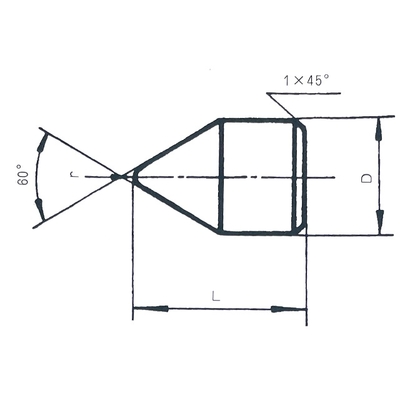 YG8 YG9 YG11 Grade Custom Cemented Tungsten Carbide Alloy Denti a strisce cilindrici per l'industria petrolifera e del gas