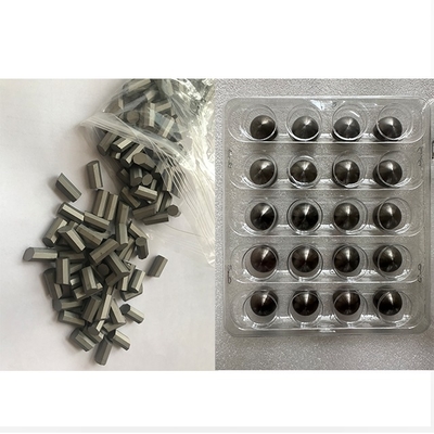 YG8 YG9 YG11 Grade Custom Cemented Tungsten Carbide Alloy Denti a strisce cilindrici per l'industria petrolifera e del gas