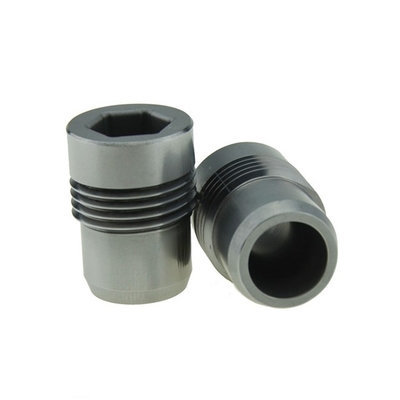 12.7mm Diametro dei pori YG8 ugello di carburo di tungsteno per bit PDC con porosità A02 e colore nero