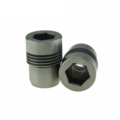 12.7mm Diametro dei pori YG8 ugello di carburo di tungsteno per bit PDC con porosità A02 e colore nero
