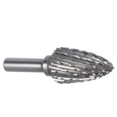 Resistenza rotatoria di Burr Cone Tree Shape Wear del carburo con cuscinetto a sfera della macchina