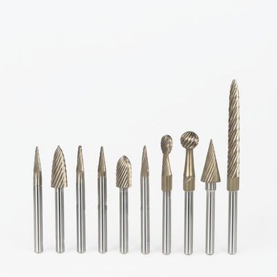 14 3mm rotatori 6mm 1" carburo Burr Shank Nail Drill Bits rotatorio del taglio dell'estremità del diametro
