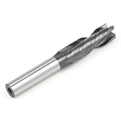 Solidi 1/4" 2 del carburo Hrc55 pezzo quadrato piano dell'utensile per il taglio del mulino di estremità di sgrossatura di 4 flauto
