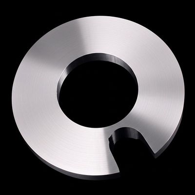 Coltello circolare per taglio con scanalatura di posizionamento per il taglio di pezzi polari di batterie - Lame industriali per l'industria delle batterie