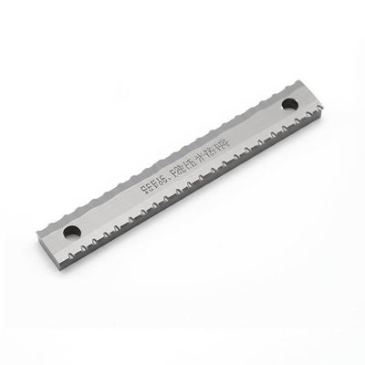 Lama per coltello seghettata per macchine confezionatrici personalizzata, varie utensili da taglio industriali non standard in carburo di tungsteno cementato