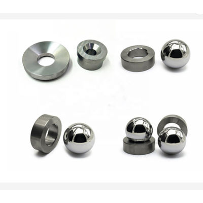 Valvola a sfera a carburo di tungsteno di dimensioni personalizzate con materiale a carburo di tungsteno al 100% e specifiche di lega YG8 YG6 YG6X YG9C YG11C YG13C