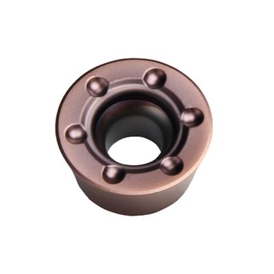Inserto CNC RPMV con materiale super duro e angolo di 11° per la lavorazione di precisione del rame nella produzione elettronica