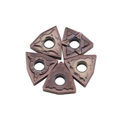 Inserto CNC WNMG ad alte prestazioni con rivestimento PVD per lavorazioni di precisione nell'industria elettronica