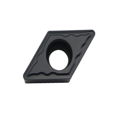 Inserto CNC DCMT a terra ad alta precisione con angolo D di 55° e angolo C di 7° per la lavorazione dei metalli e dei non metalli