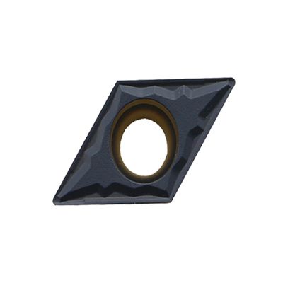 Inserto CNC DCMT a terra ad alta precisione con angolo D di 55° e angolo C di 7° per la lavorazione dei metalli e dei non metalli