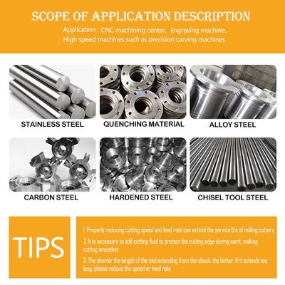 Strumento di camferatura a due flauti a 65° con angolo di 90°