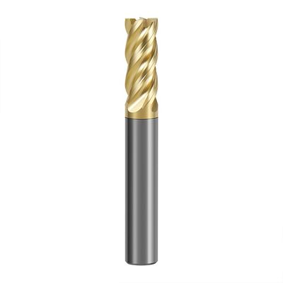 70° Durezza HRC 4-Flute Tungsteno Carbide End Mill con rivestimento Alnovz3 Specializzato per stainless steel CNC Milling Cutter