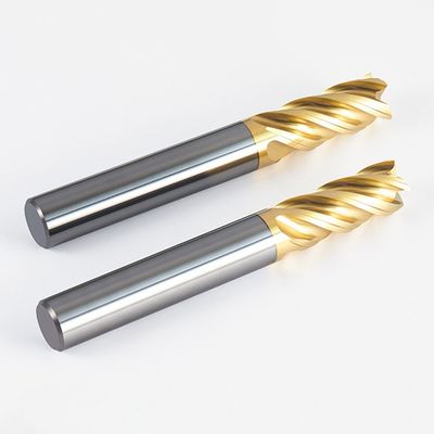70° Durezza HRC 4-Flute Tungsteno Carbide End Mill con rivestimento Alnovz3 Specializzato per stainless steel CNC Milling Cutter