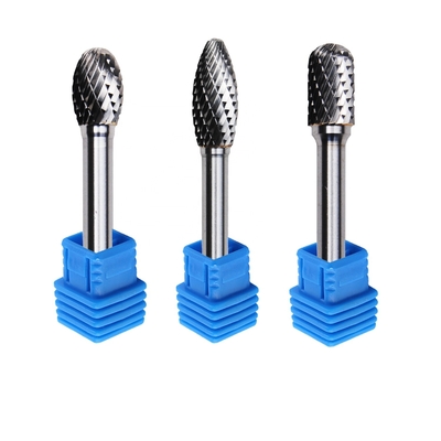 Un singolo doppio carburo tagliato Burr File Swivel Shape Type rotatorio B di 12 anelli