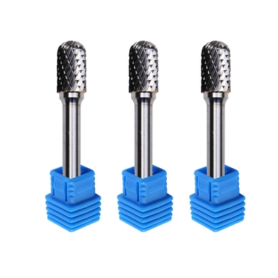 il carburo Burr Long Shank Ball Type rotatorio di 5/8mm modella pezzi tagliati di deviazione standard di D i singoli doppi