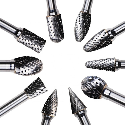 14 3mm rotatori 6mm 1&quot; carburo Burr Shank Nail Drill Bits rotatorio del taglio dell'estremità del diametro