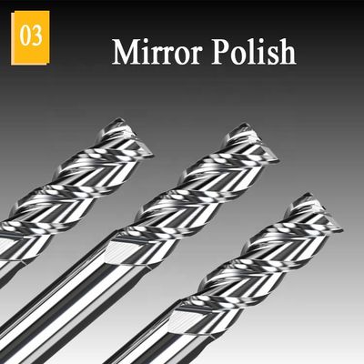 mulino di estremità di alluminio del mulino di estremità del carburo di tungsteno di CNC di 1mm Hrc55 Mills Cut Tool