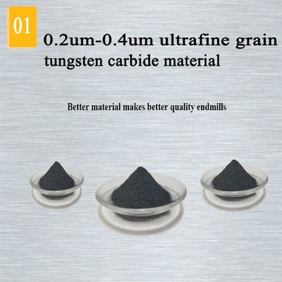 Tipo inverso dello stinco delle taglierine 40mm 16mm del mulino di aggiustaggio del carburo della flauto di Hrc 45