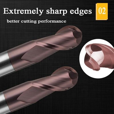 Alto mulino di estremità del carburo di CNC di durezza per la macchina del tornio di CNC