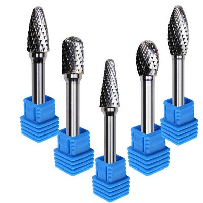 Lo stinco lungo 14 ha messo il carburo Burr For Polishing rotatorio di 3mm