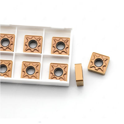 Inserzioni di finitura d'acciaio cementate dell'utensile per il taglio del carburo della macchina del tornio di CNC SNMG120404